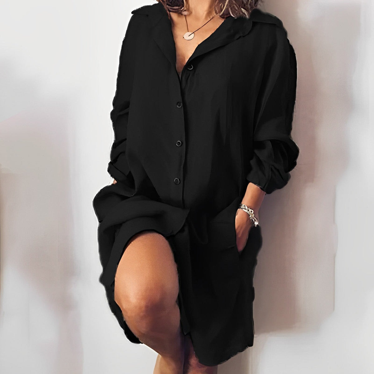 Chloe – Šaty s dlouhým rukávem pro elegantní vzhled
