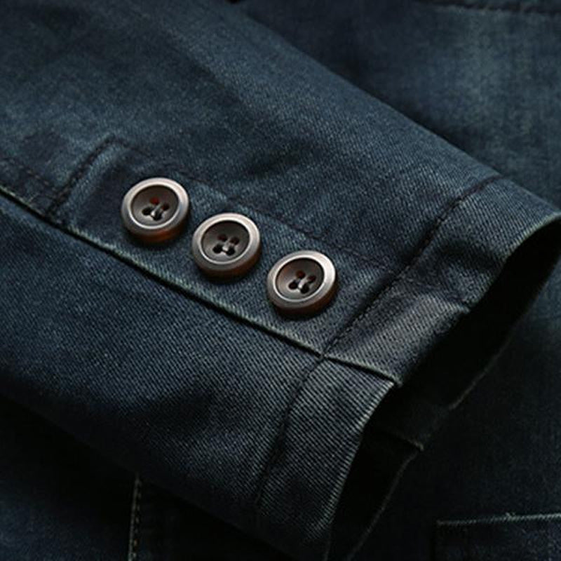 Pánský sako s tailored střihem a funkčními kapsami - moderní design