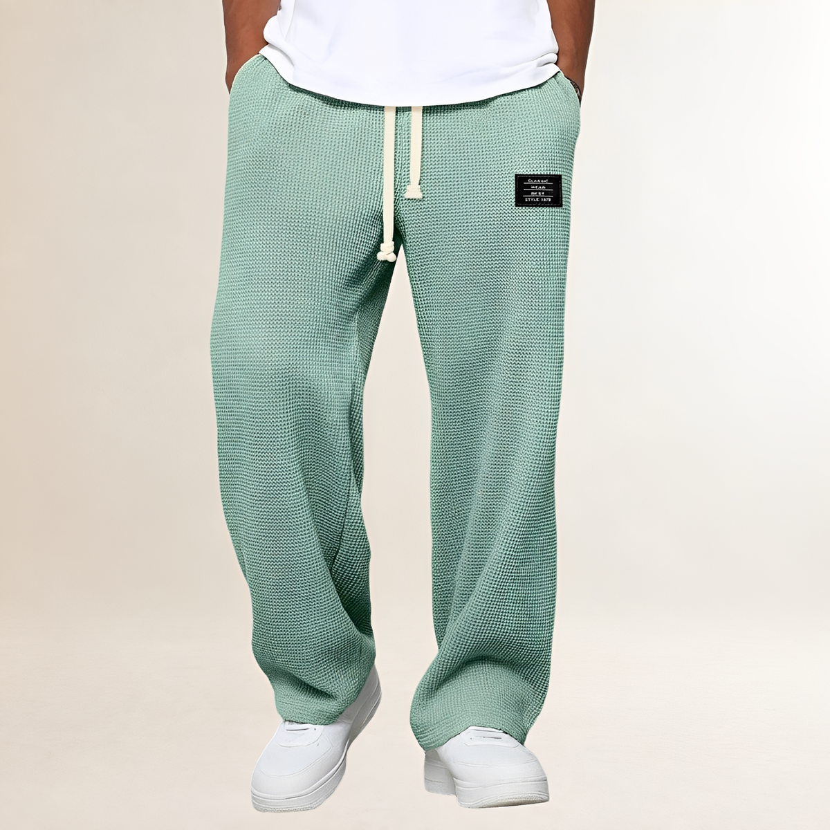 Pánské tepláky s šňůrkou a volným střihem - casual styl