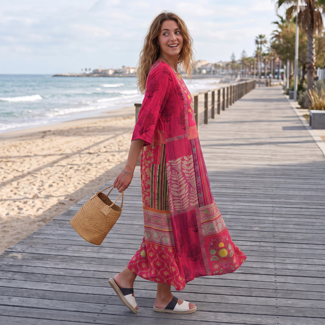 Josie - Stylové boho maxi šaty