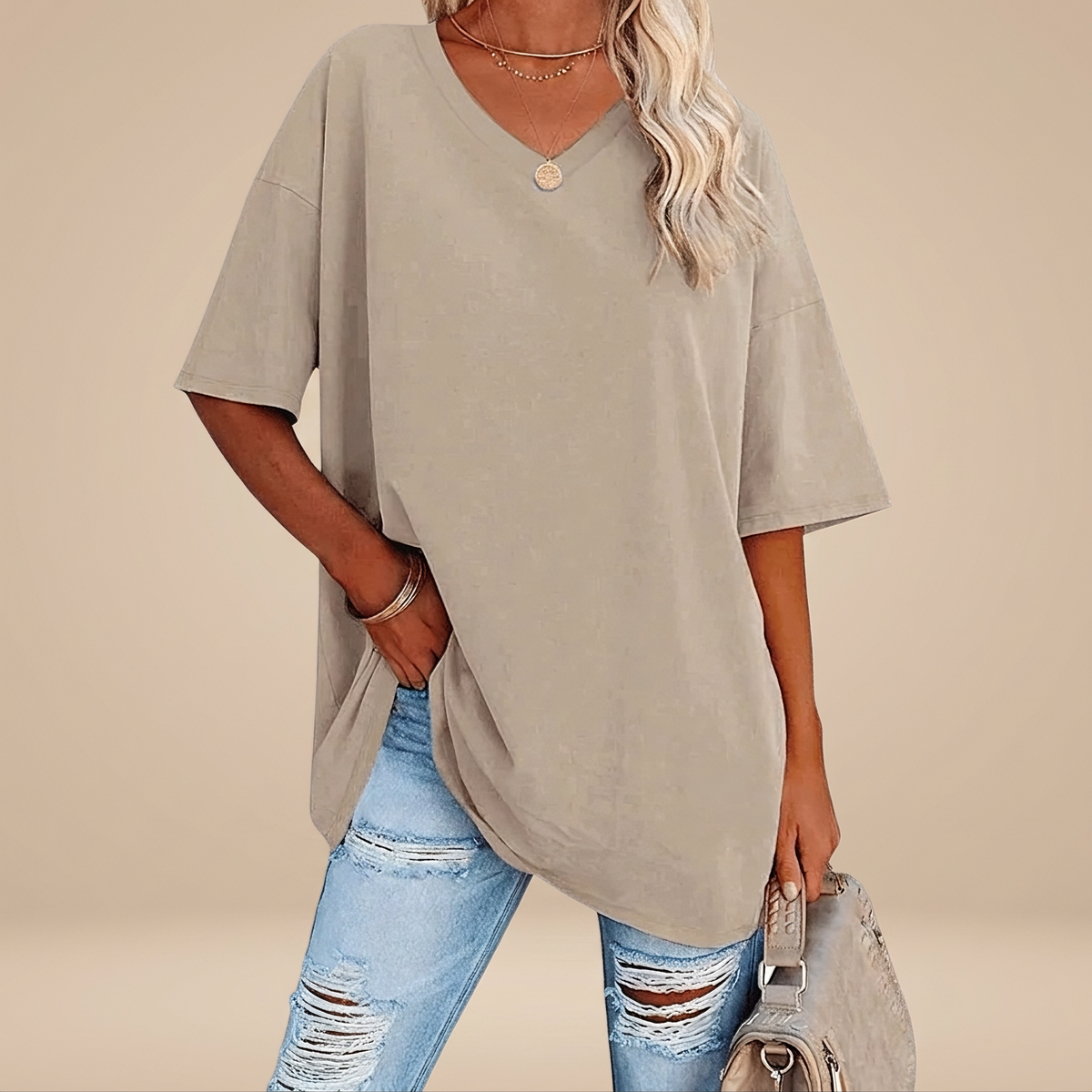 Alissa - Ležérní oversized tričko