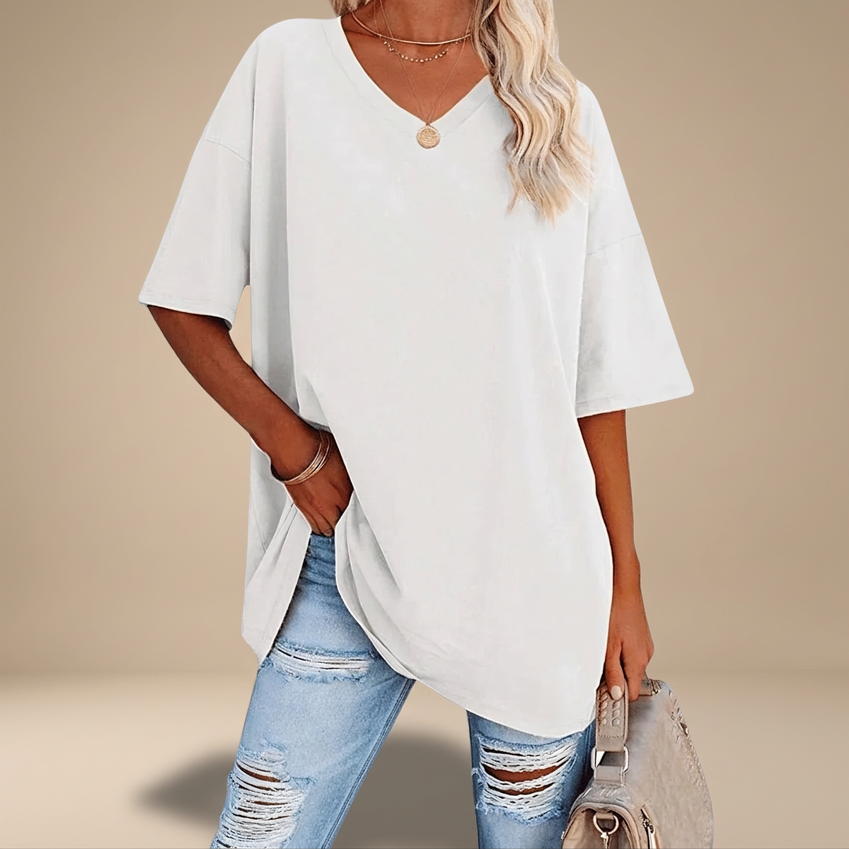 Alissa - Ležérní oversized tričko