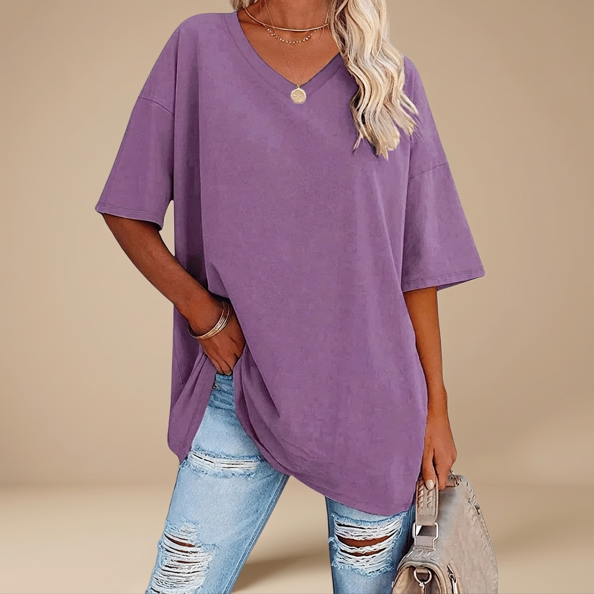 Alissa - Ležérní oversized tričko