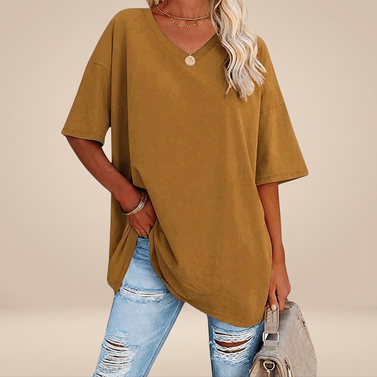 Alissa - Ležérní oversized tričko