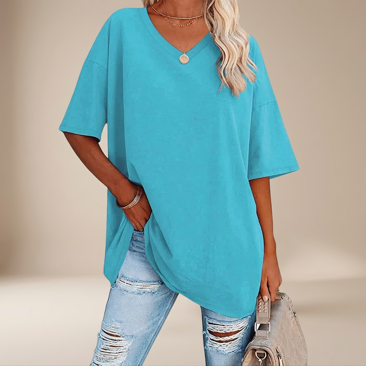 Alissa - Ležérní oversized tričko