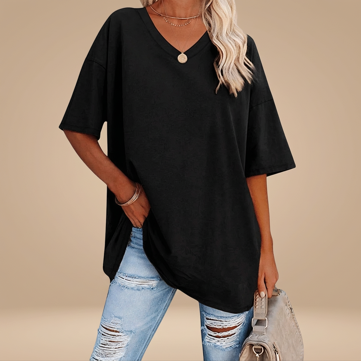 Alissa - Ležérní oversized tričko