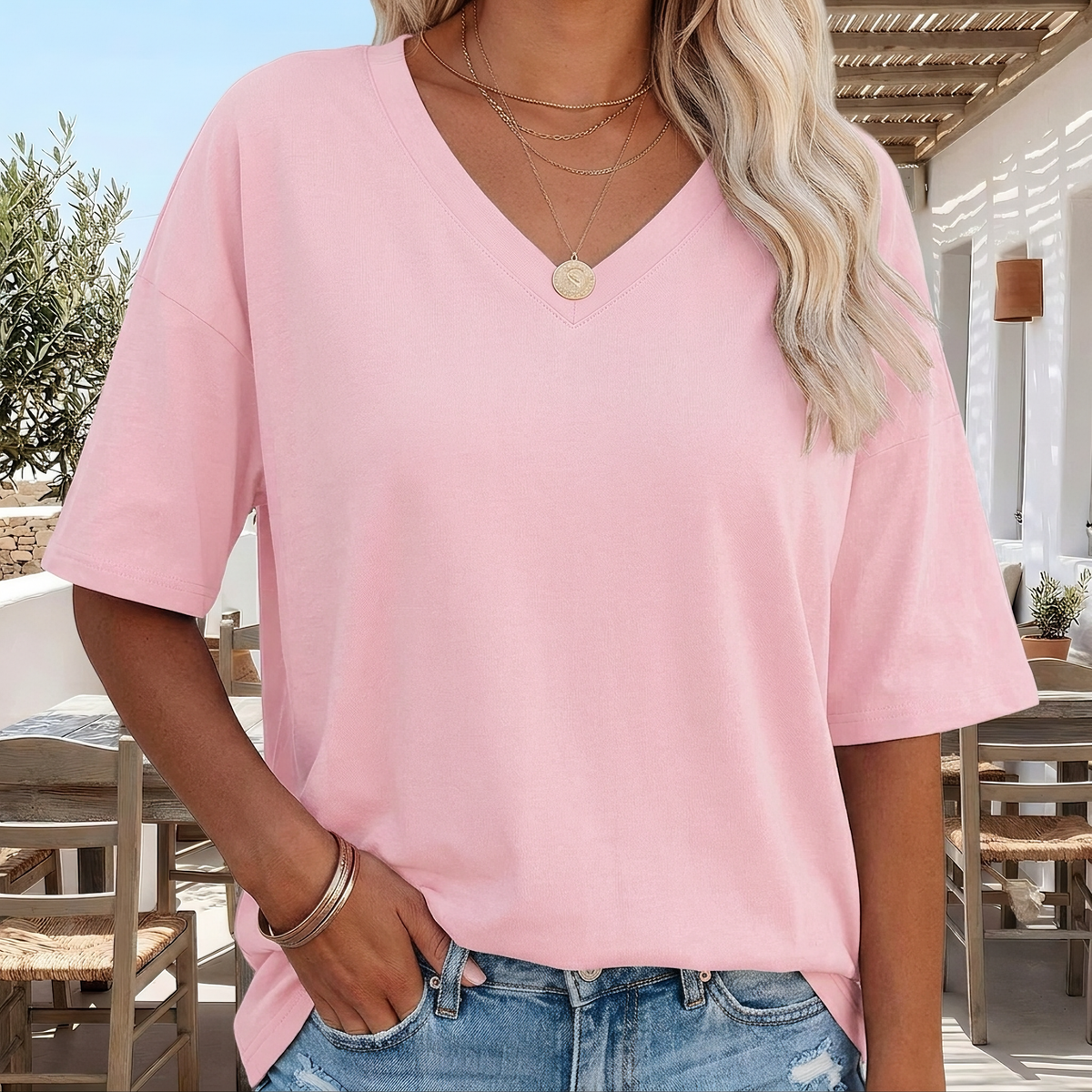 Alissa - Ležérní oversized tričko