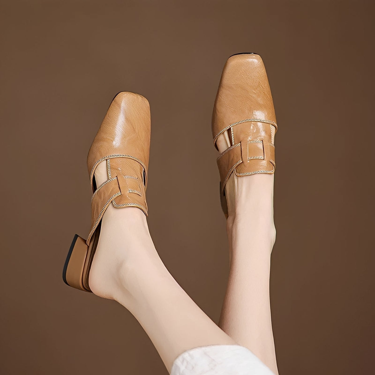 Evie - Stylové sandály mules