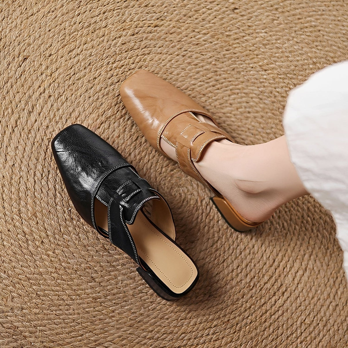 Evie - Stylové sandály mules