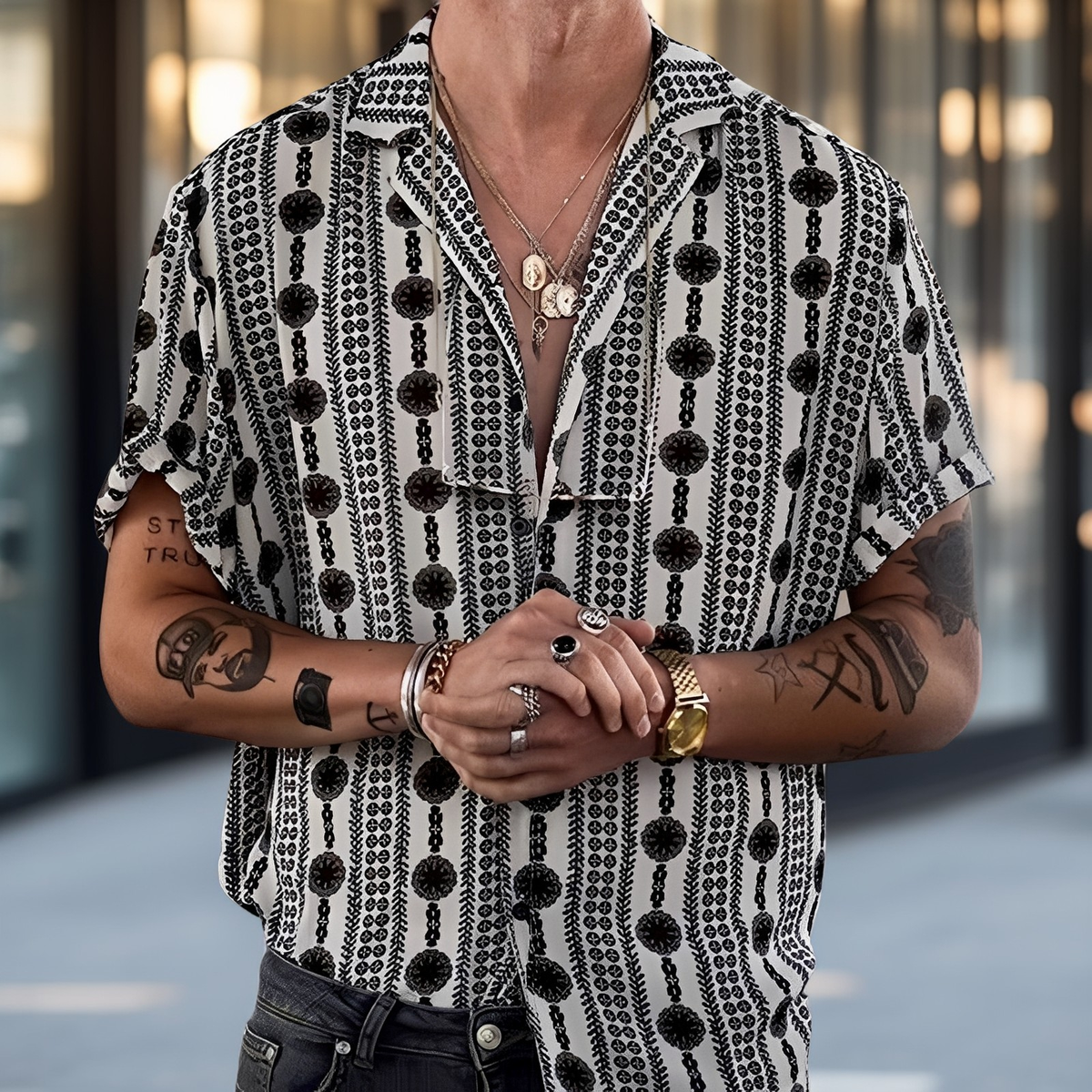 Jeremy - Stylová, volně padnoucí košile pro muže