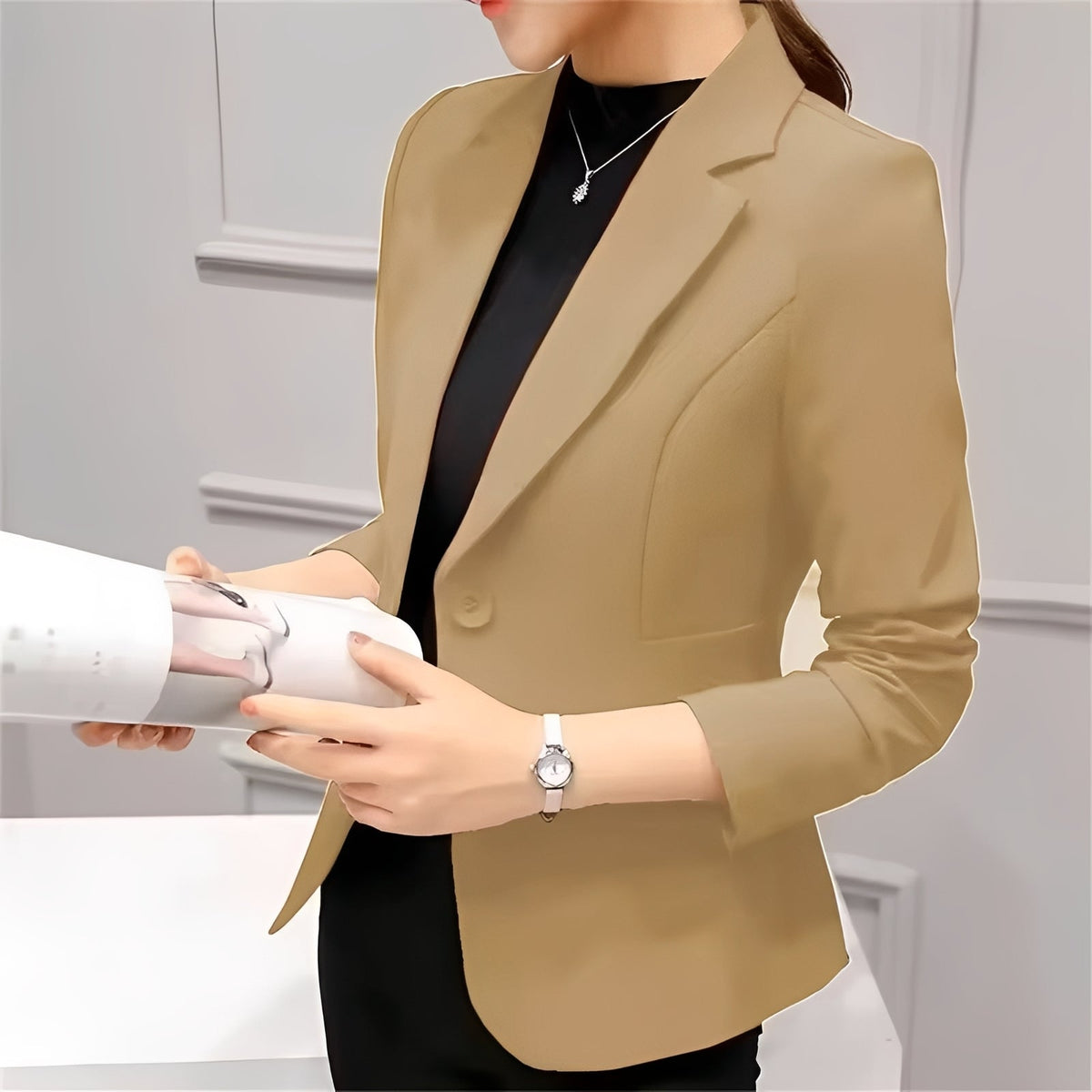 Lindy - Elegantní sako na jeden knoflík pro ženy
