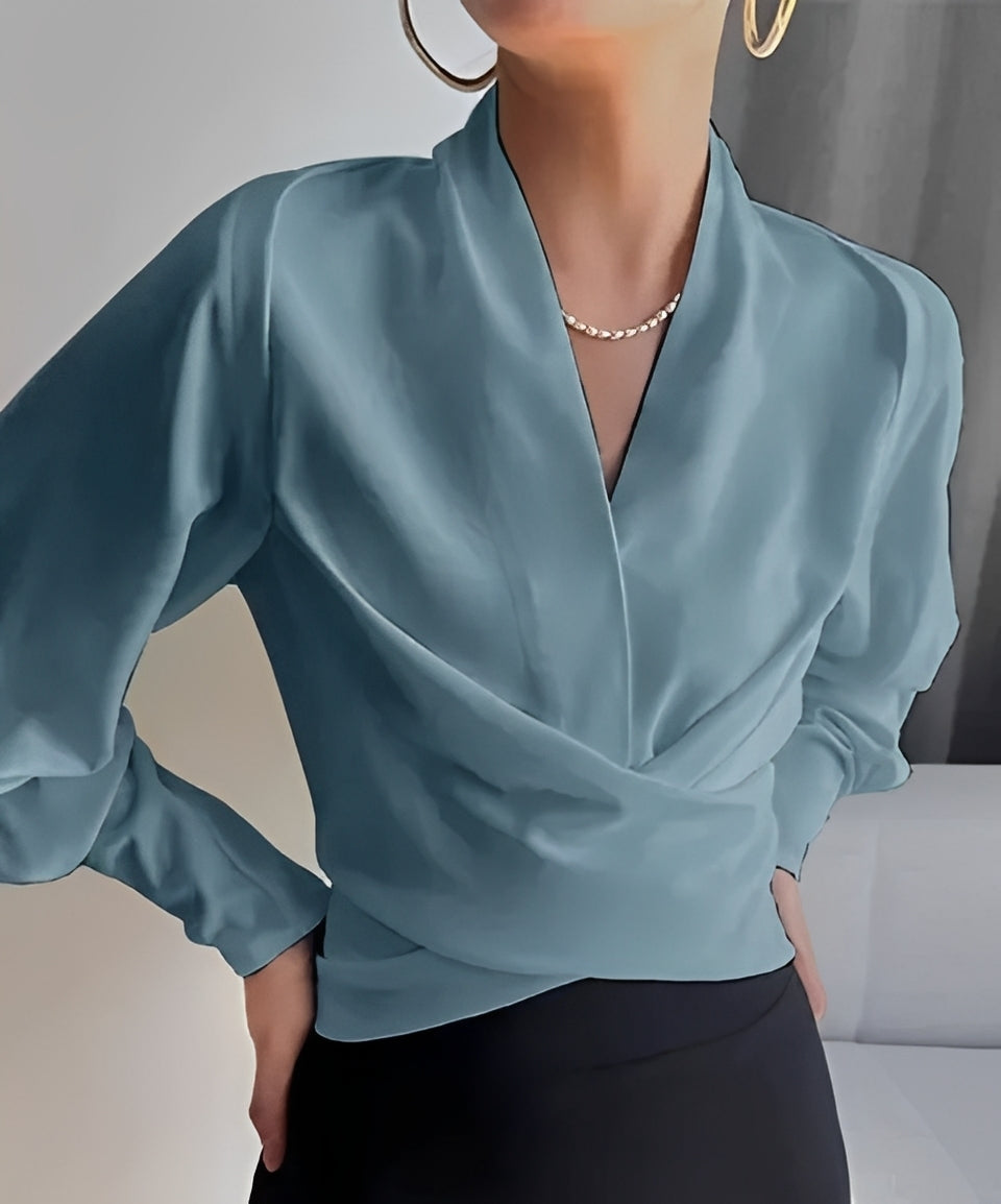 Isabel - Elegantní top s výstřihem do V
