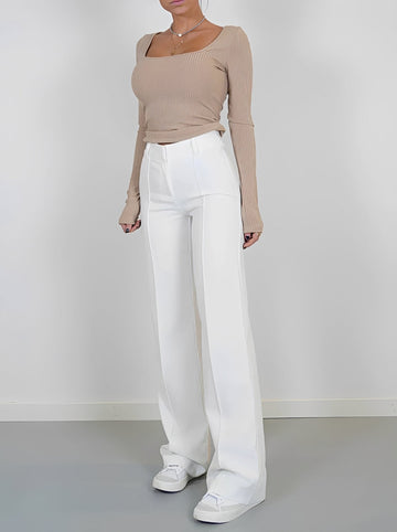 Nancy - Rovné bootcut kalhoty pro ženy