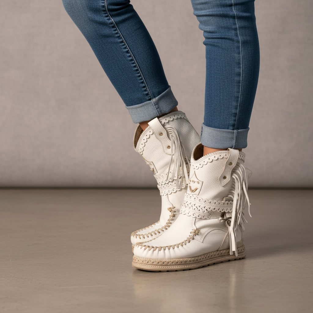 Brianna - Stylové boho kotníkové boty