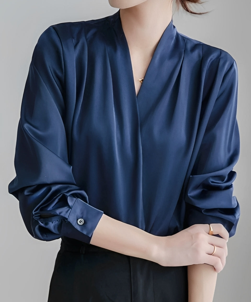 Isabel - Elegantní top s výstřihem do V