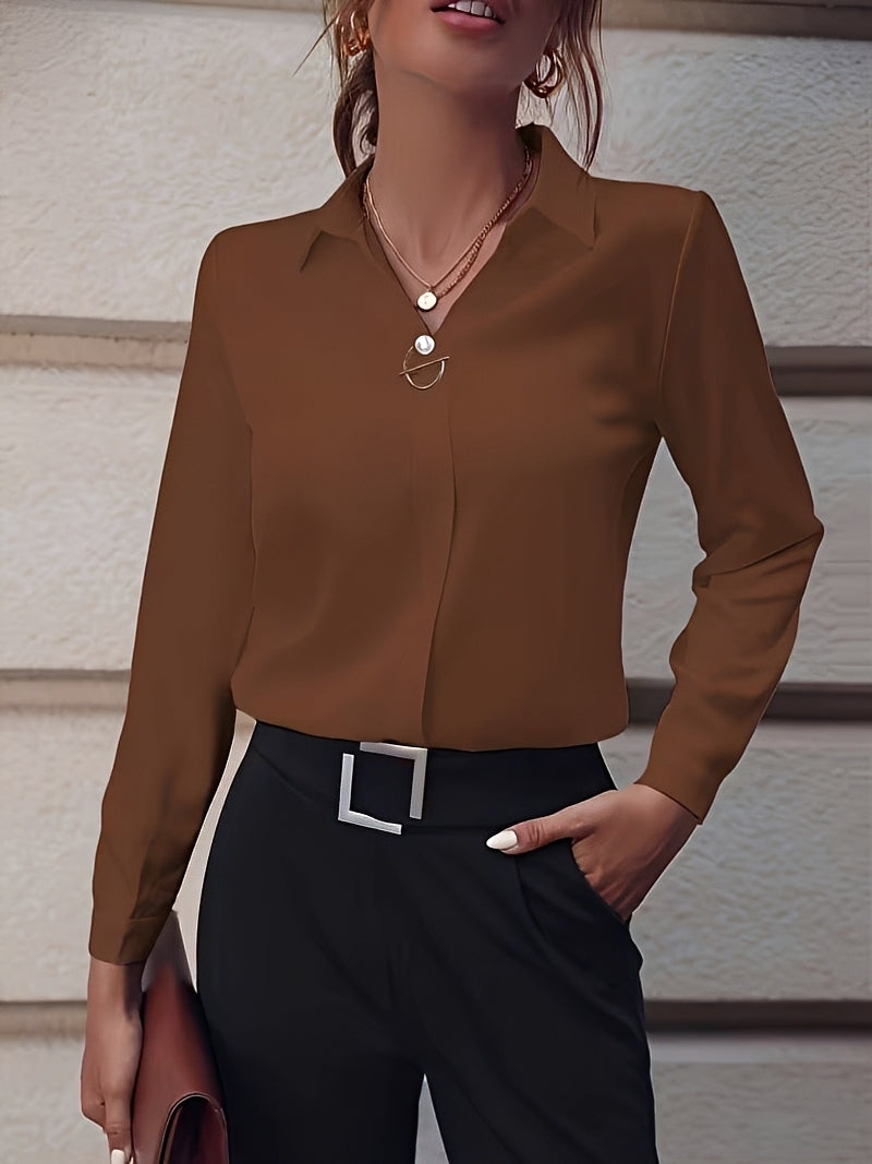 Erica - Formální košile s dlouhým rukávem