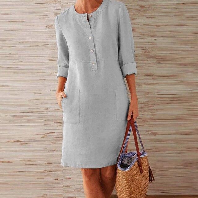 Raquelle - Šaty s dlouhým rukávem pro elegantní styl