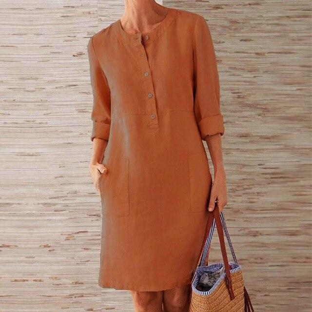 Raquelle - Šaty s dlouhým rukávem pro elegantní styl